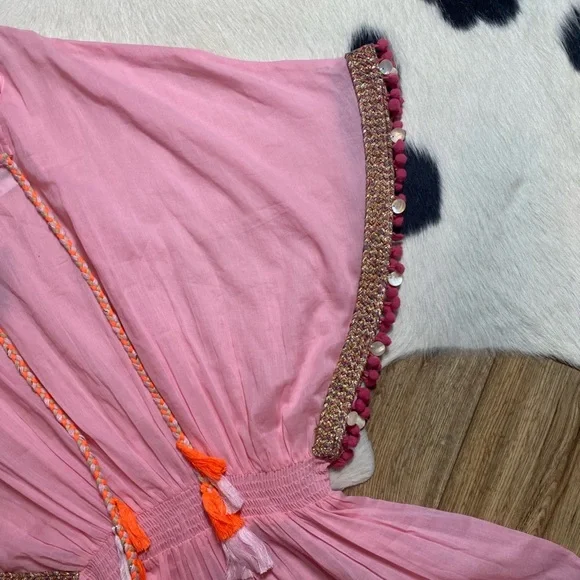 SHIRALEAH PINK DEDE beach COVER-UP - Picture 4 of 9